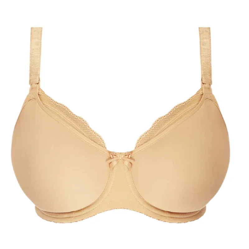 high-support sports bras for basketballFREYA PURE NURSING BRA - NUDE