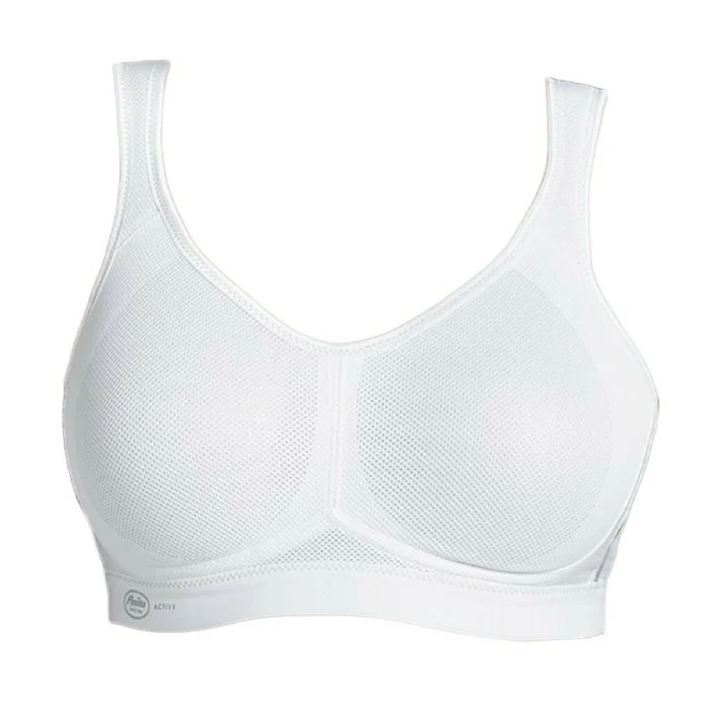 body-hugging shapewear briefsANITA AIR CONTROL SPORTS BRA MOULDED - WHITE