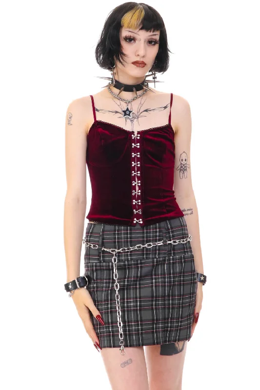 Women's Checkered SkirtsSOLD!