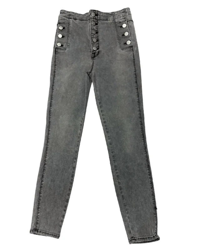 Women's Jodhpurs with Peter Pan CollarWomen's Infidelity Skinny Jeans In Gray