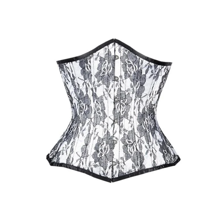 plus-size wireless mastectomy bras with paddingDidier Waist Training Net Overlay Underbust Corset