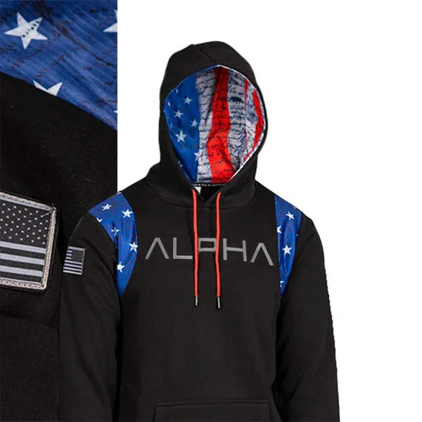 Women's Hooded Sweatshirts with Side PocketsHonor Lined Hoodie | American Flag | AD PreOrder