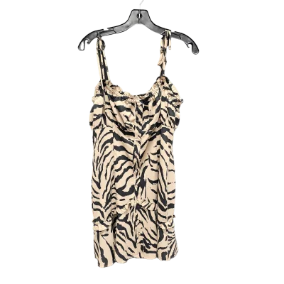 Women's Mandarin-Neck DressesAnimal Print Dress Casual Short Bar Iii, Size L