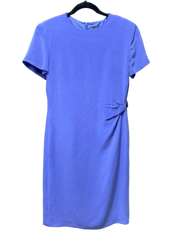 Women's Narrow-Neck DressesBlue Dress Casual Short Valerie Stevens, Size 6