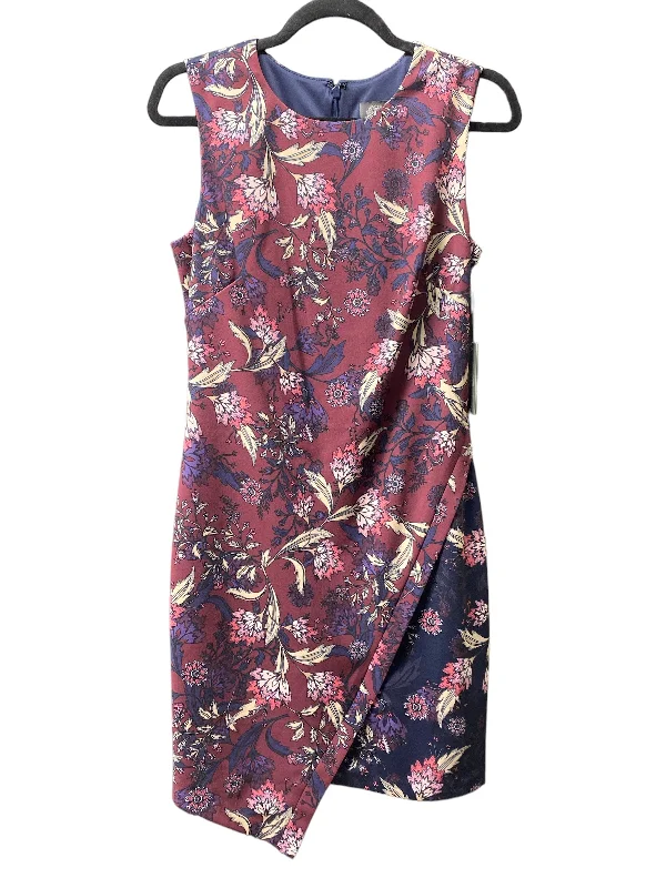 Women's Boat-Neck DressesFloral Print Dress Casual Short Vince Camuto, Size 6