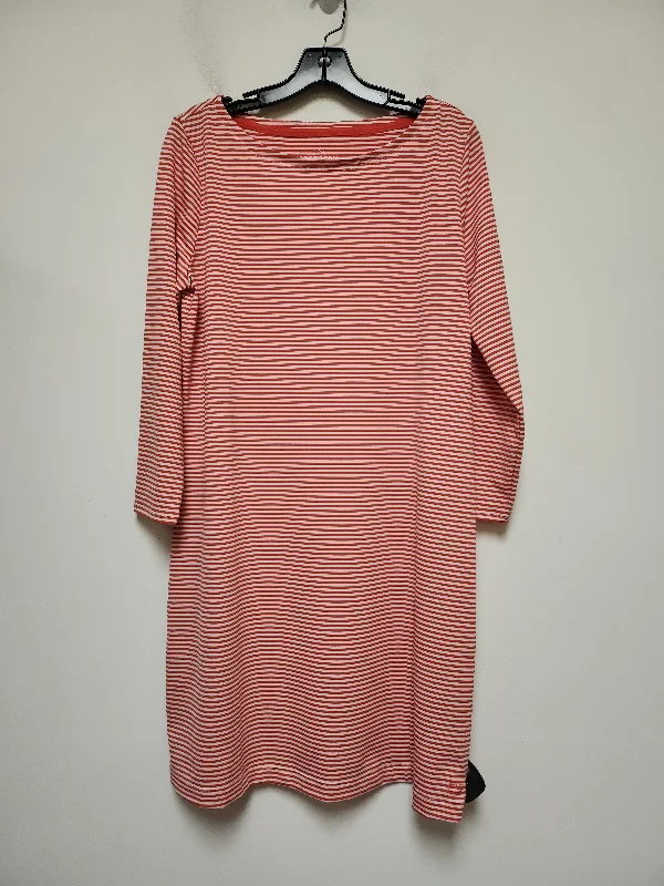 Women's Wide-Neck DressesStriped Pattern Dress Casual Short Vineyard Vines, Size L