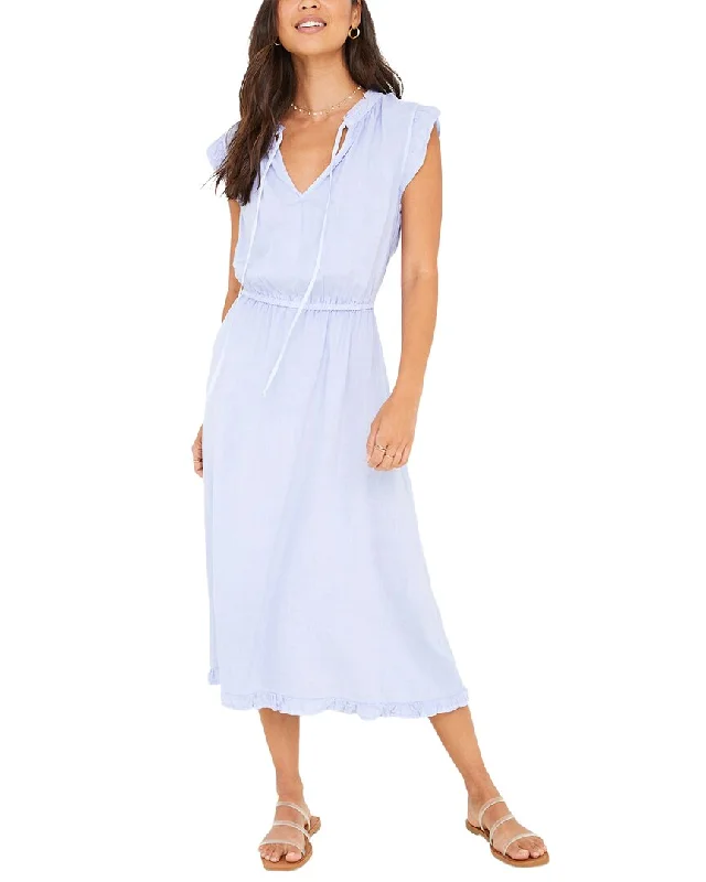 Women's Flared DressesBella Dahl Ruffle Sleeve Midi Dress