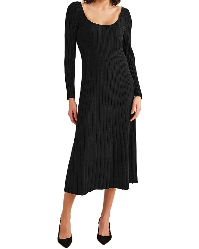 Women's Shift DressesBoden Semi-Fitted Scoop Neck Knitted Midi Dress