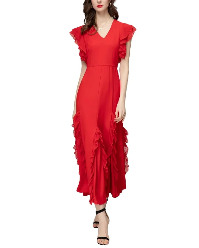 Women's Boat Collar DressesBURRYCO Midi Dress