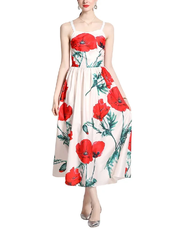 Women's Sweetheart Collar DressesKAIMILAN Midi Dress