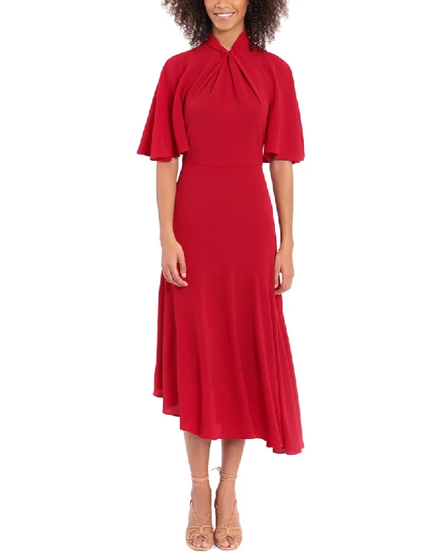 Women's Mandarin Collar DressesMaggy London Midi Dress