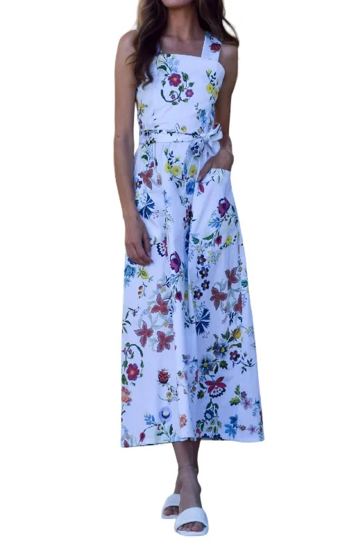 Women's Ruffled DressesMalia Midi Dress In Floral