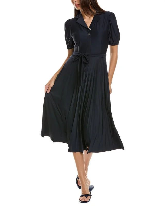 Women's Narrow-Neck DressesSharagano Monaco Midi Dress