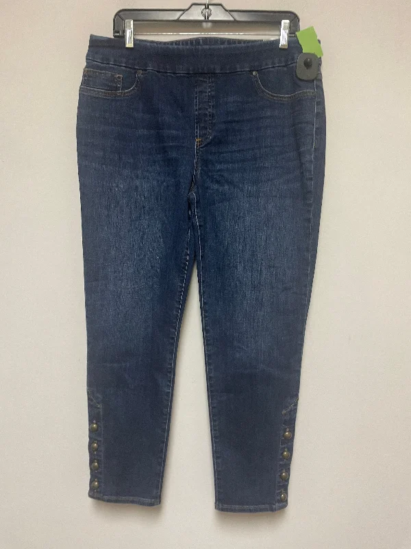 Women's Jodhpurs with Shirt CollarJeans Jeggings By Chicos  Size: 12