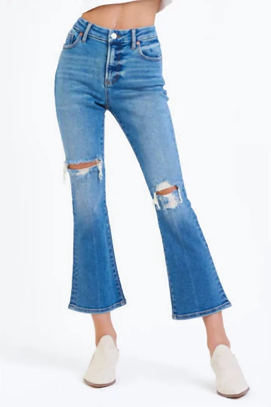 Women's Jodhpurs with Straight LegJenna High Rise Cropped Flare Jeans In Golden Gate