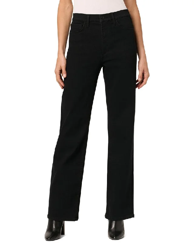 Women's CaprisJOE'S Jeans Black Rinse Wide Leg Jean