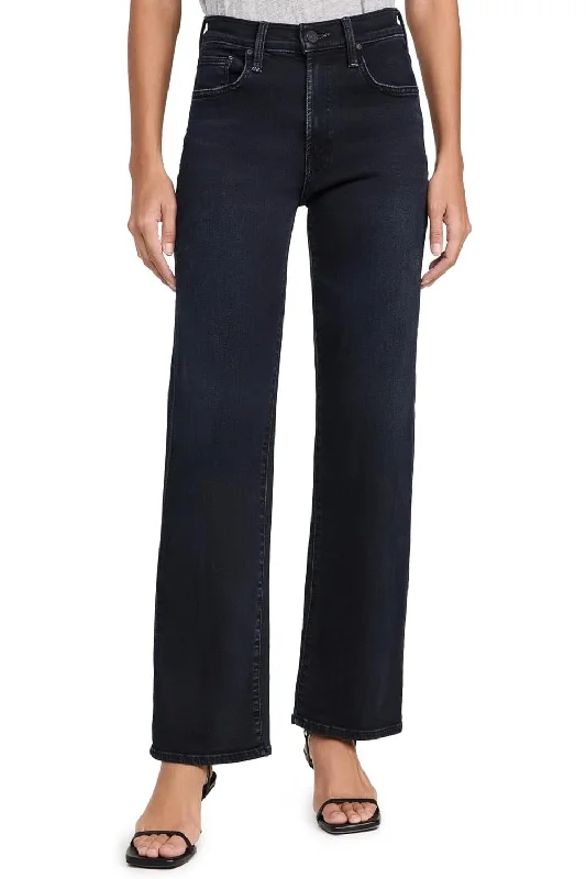 Women's Palazzo PantsMOTHER Women's The Rambler Zip Ankle Jeans, Night in Venice