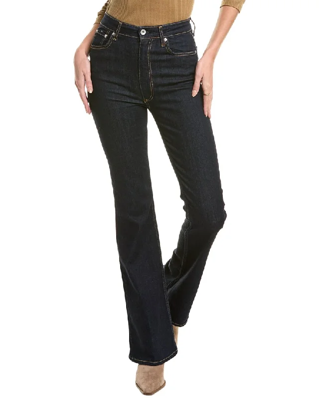 Women's Flared Pantsrag & bone Casey Rinse High-Rise Flare Jean