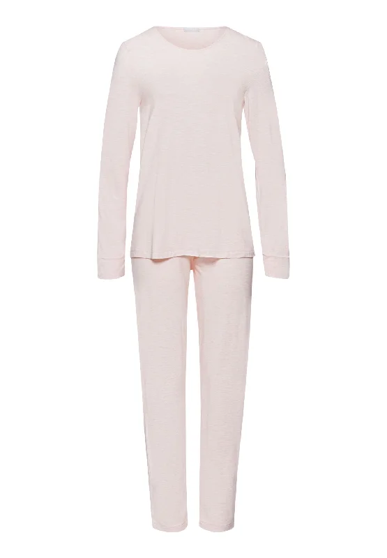 women's pajamas with a cozy, snug fit for ultimate comfortNatural Elegance Pajama Set | Rose Melange 74951-2899