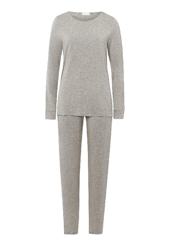 women's pajamas for gift-givingNatural Elegance Pajama Set | Grey Melange 74951-958