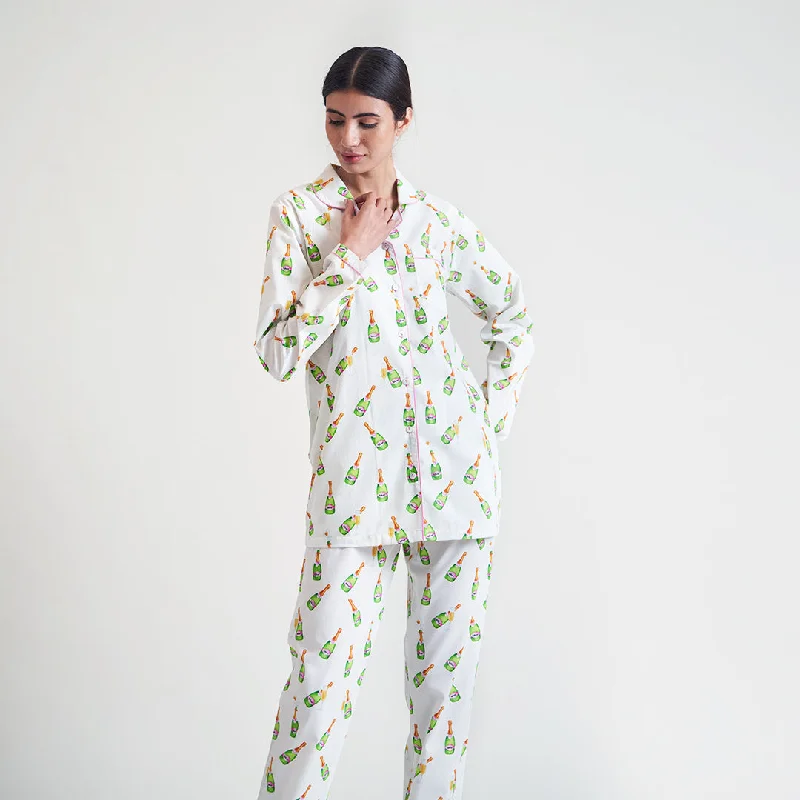 women's pajamas with a touch of whimsical funCelebration Organic Women Pajama Set