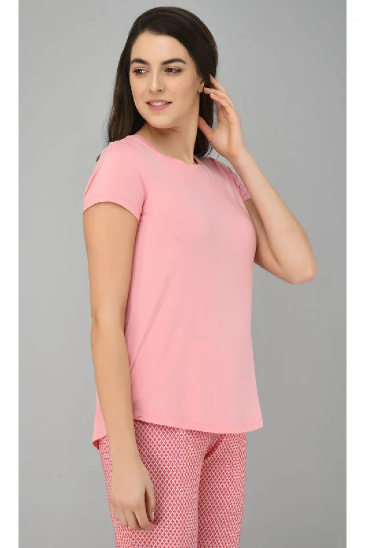 women's pajamas for bed and breakfast staysWatermelon Pink Top