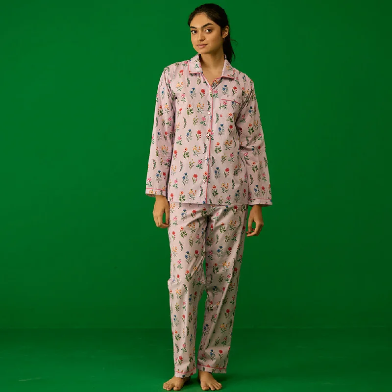 women's pajamas for yoga and meditationWomen Florals Pajama Set